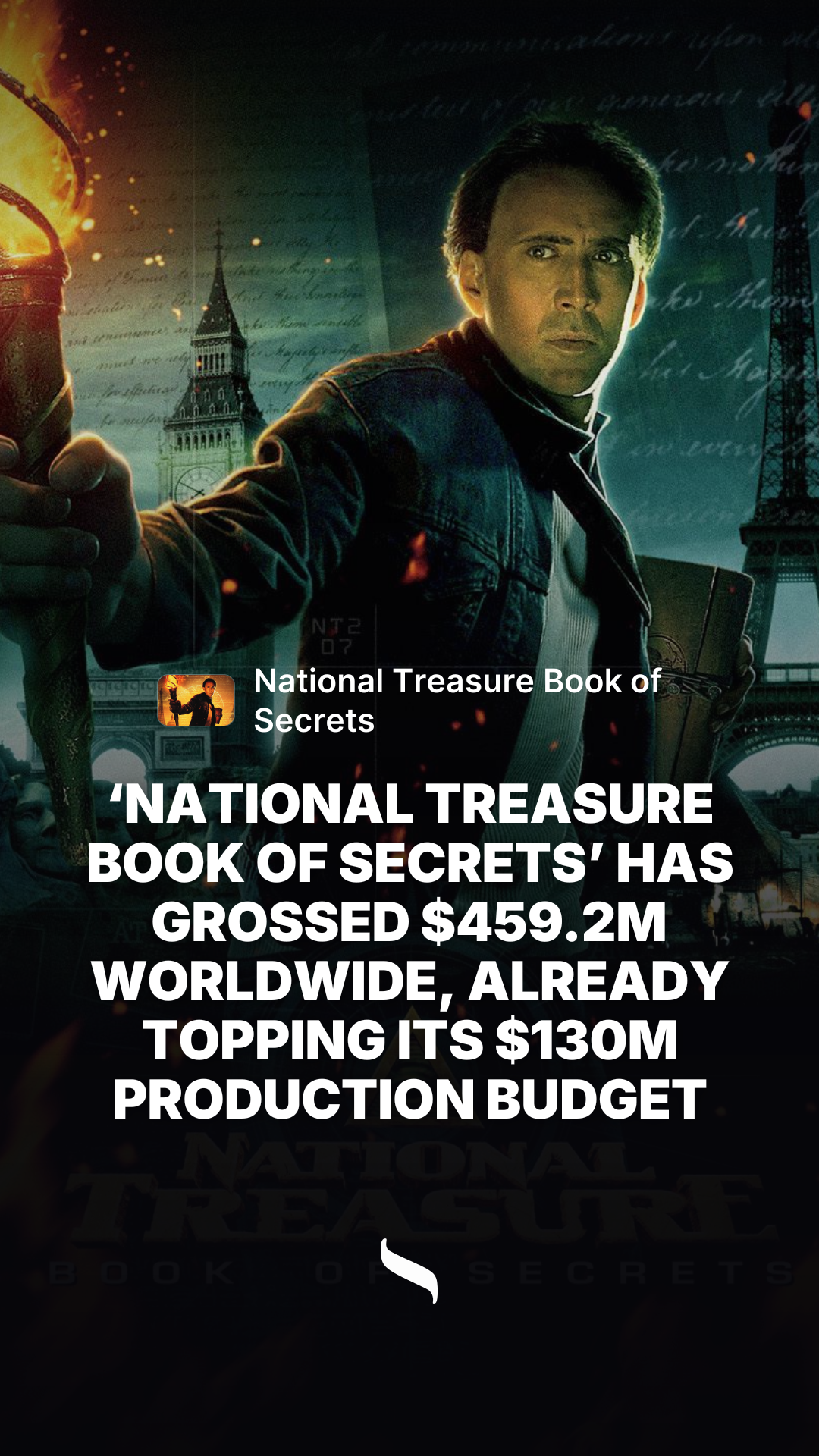 National Treasure Book of Secrets share card