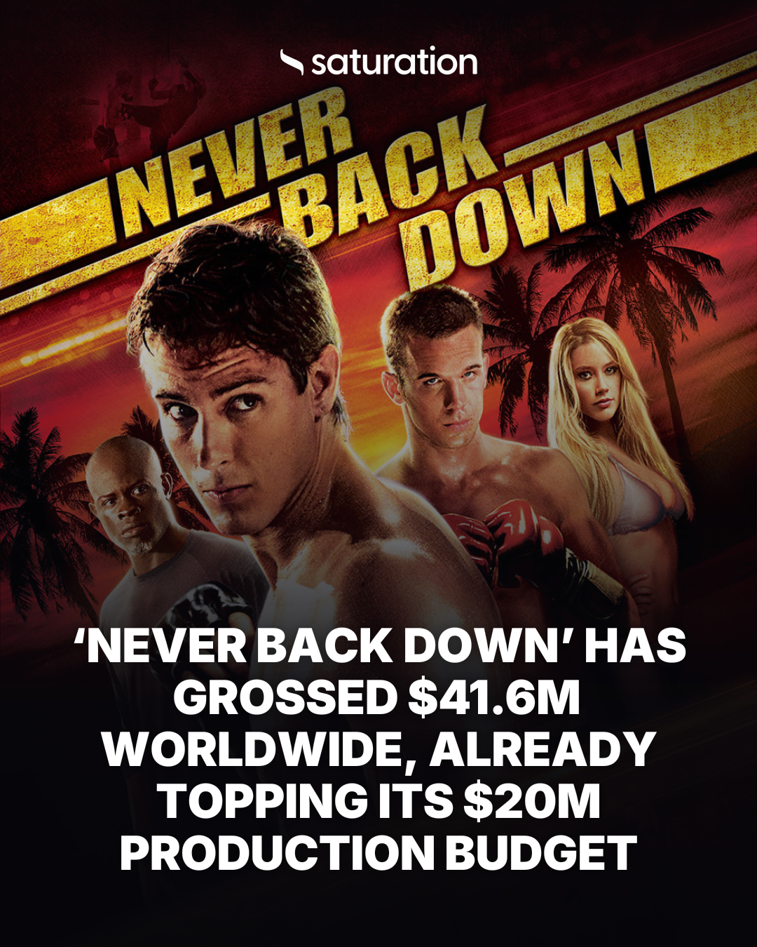 Never Back Down share card