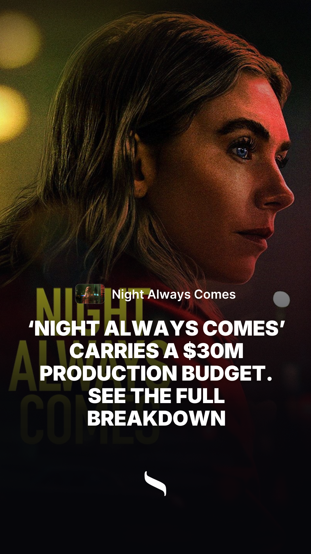 Night Always Comes share card