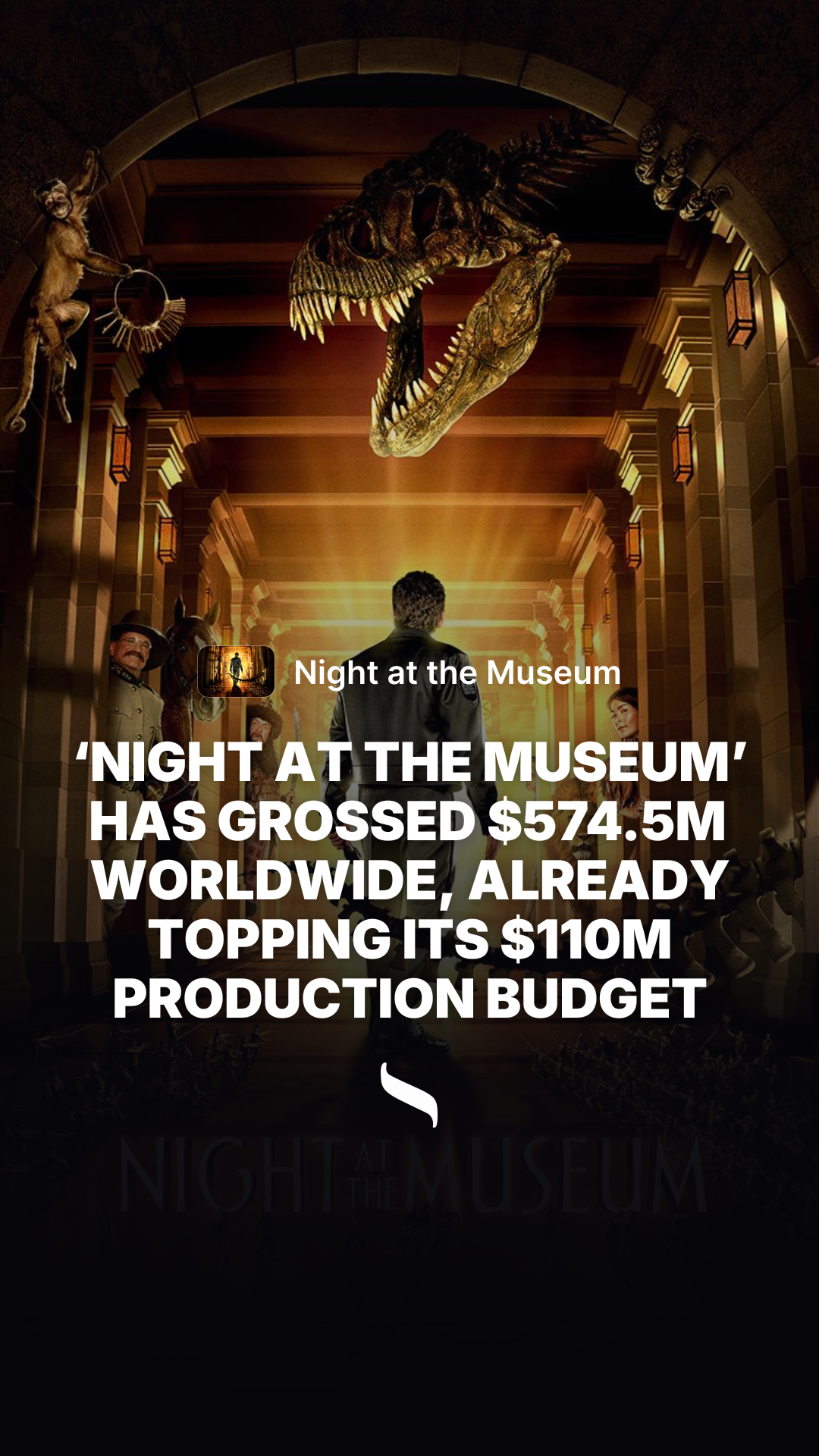 Night at the Museum share card