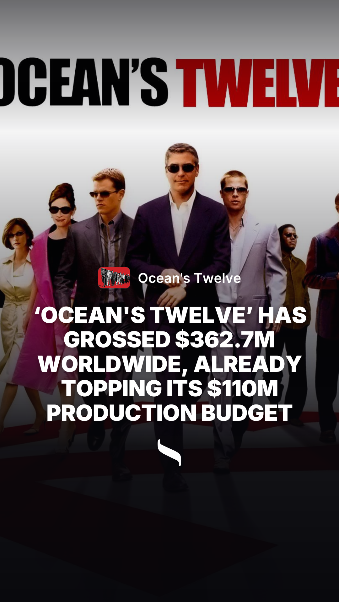 Ocean's Twelve share card