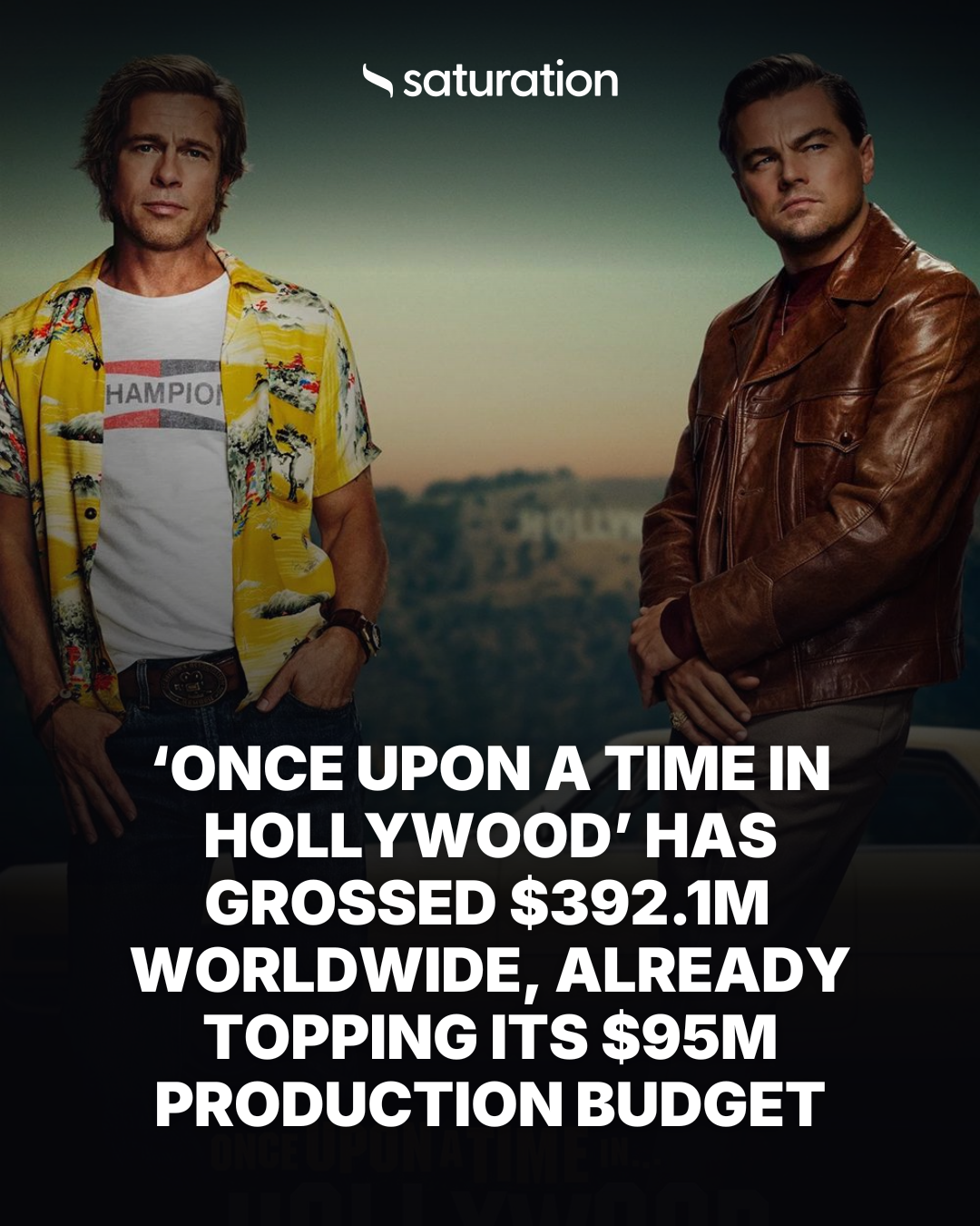 Once Upon a Time in Hollywood share card