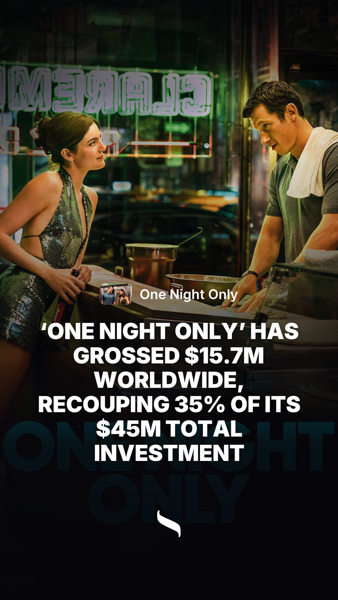 One Night Only share card