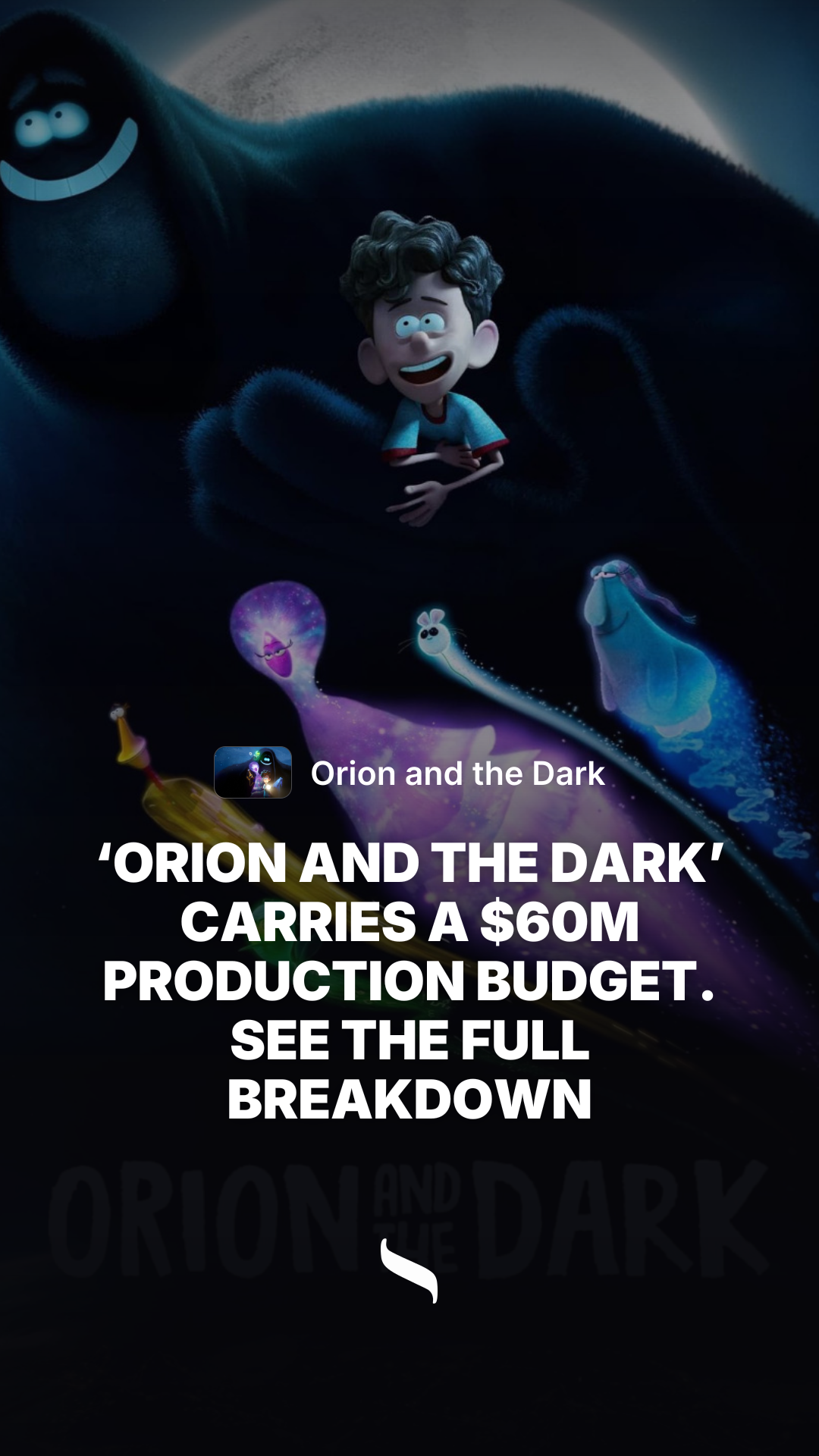 Orion and the Dark share card