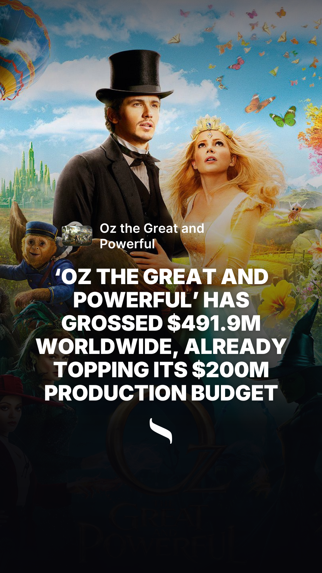 Oz the Great and Powerful share card