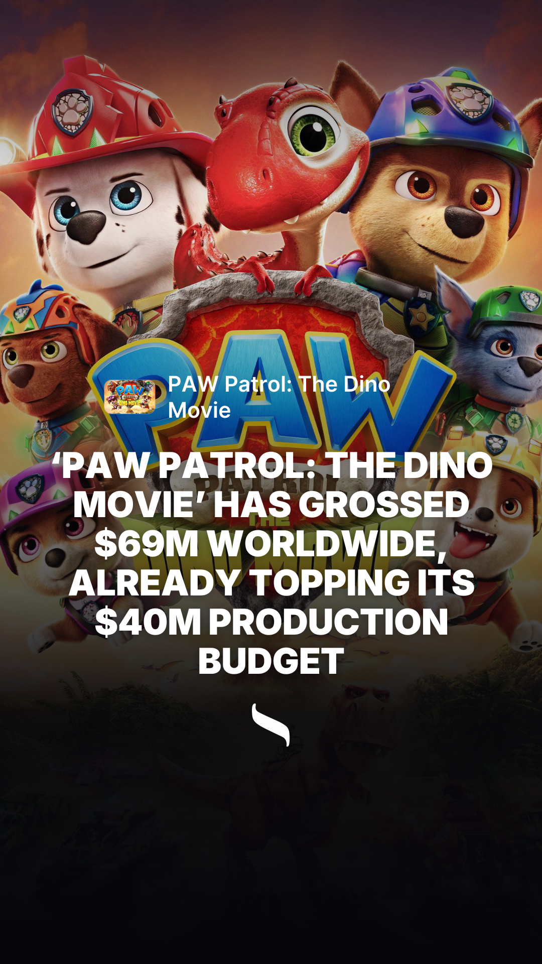 PAW Patrol: The Dino Movie share card