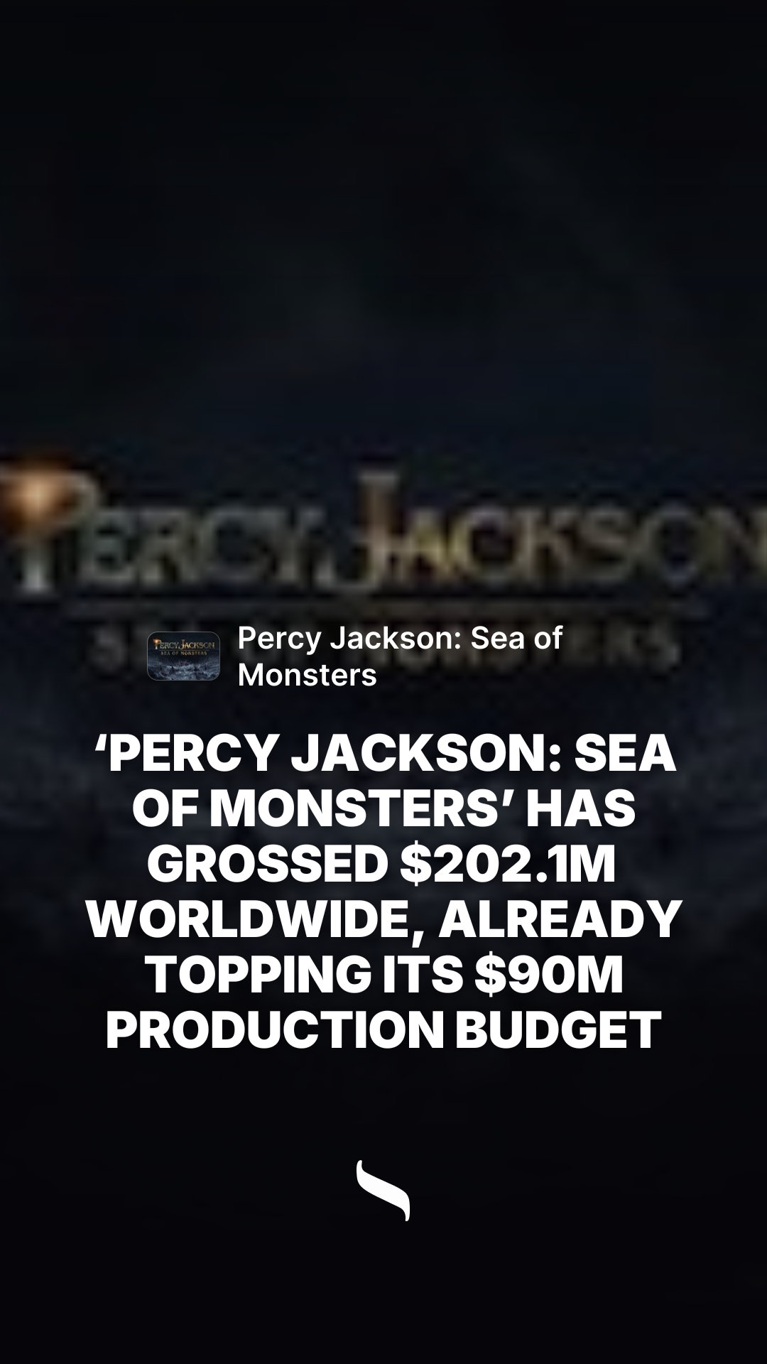 Percy Jackson: Sea of Monsters share card