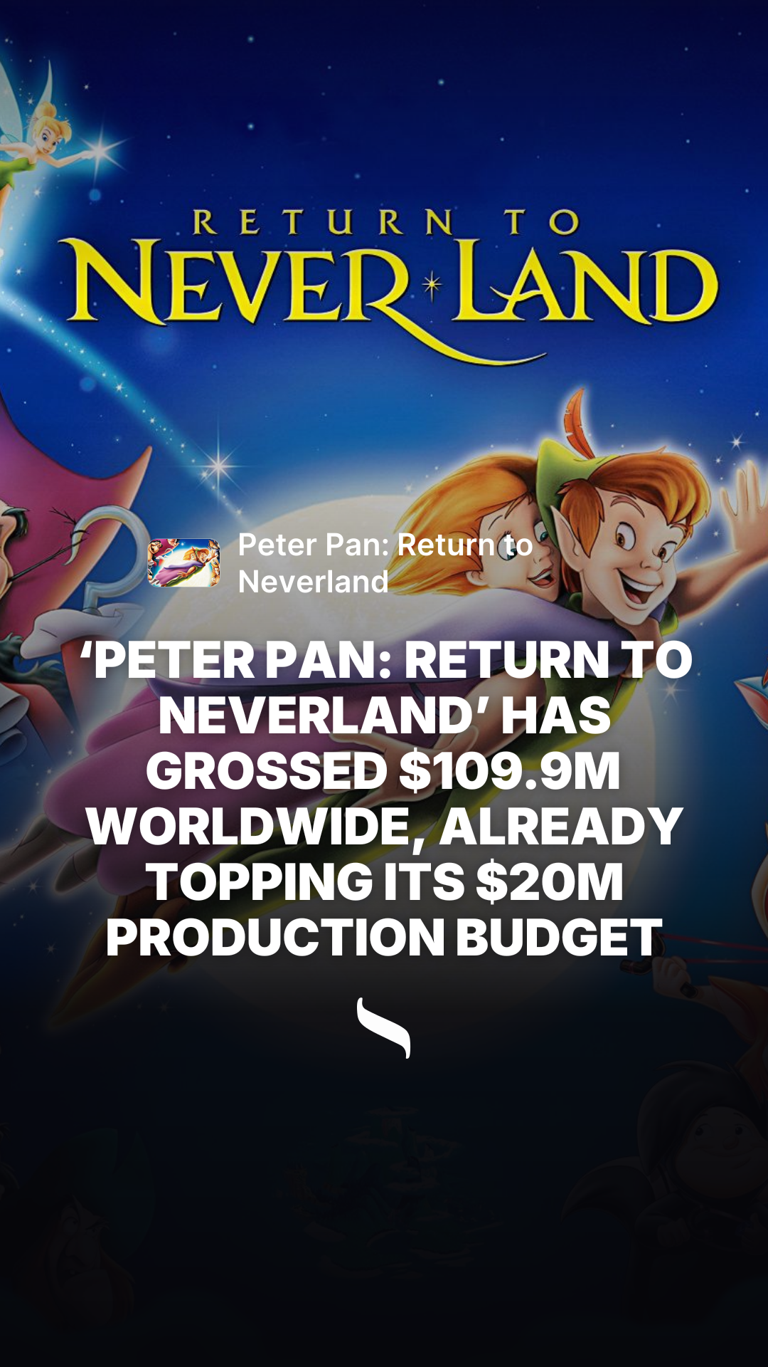 Peter Pan: Return to Neverland share card