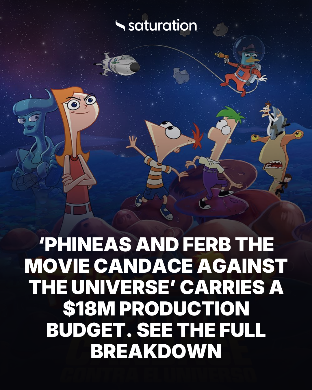 Phineas and Ferb the Movie Candace Against the Universe share card
