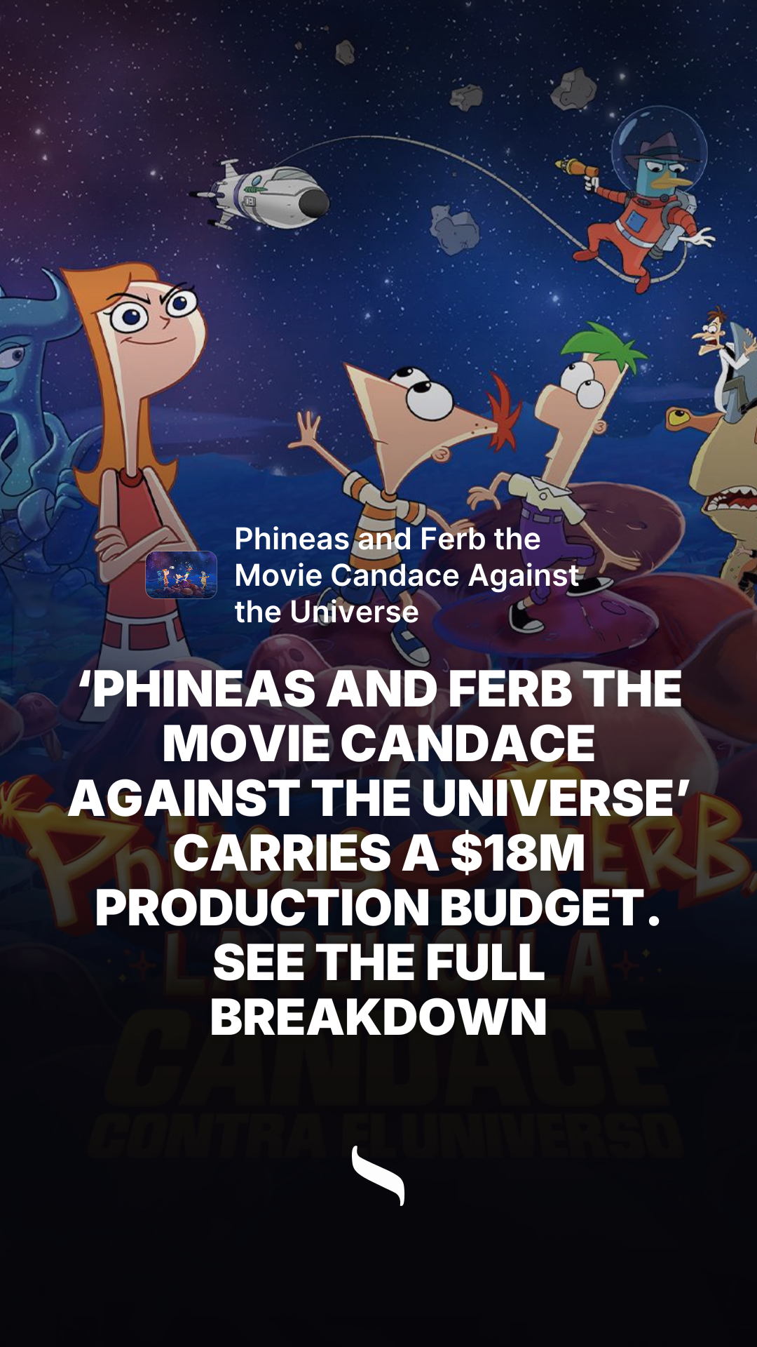 Phineas and Ferb the Movie Candace Against the Universe share card