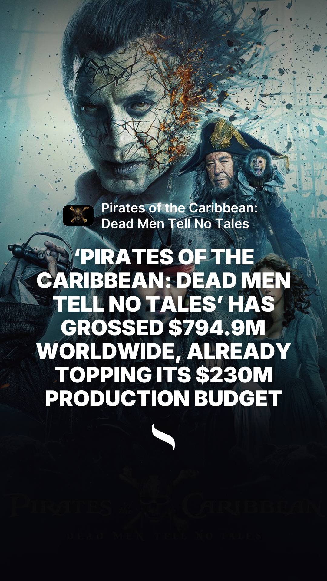 Pirates of the Caribbean: Dead Men Tell No Tales share card