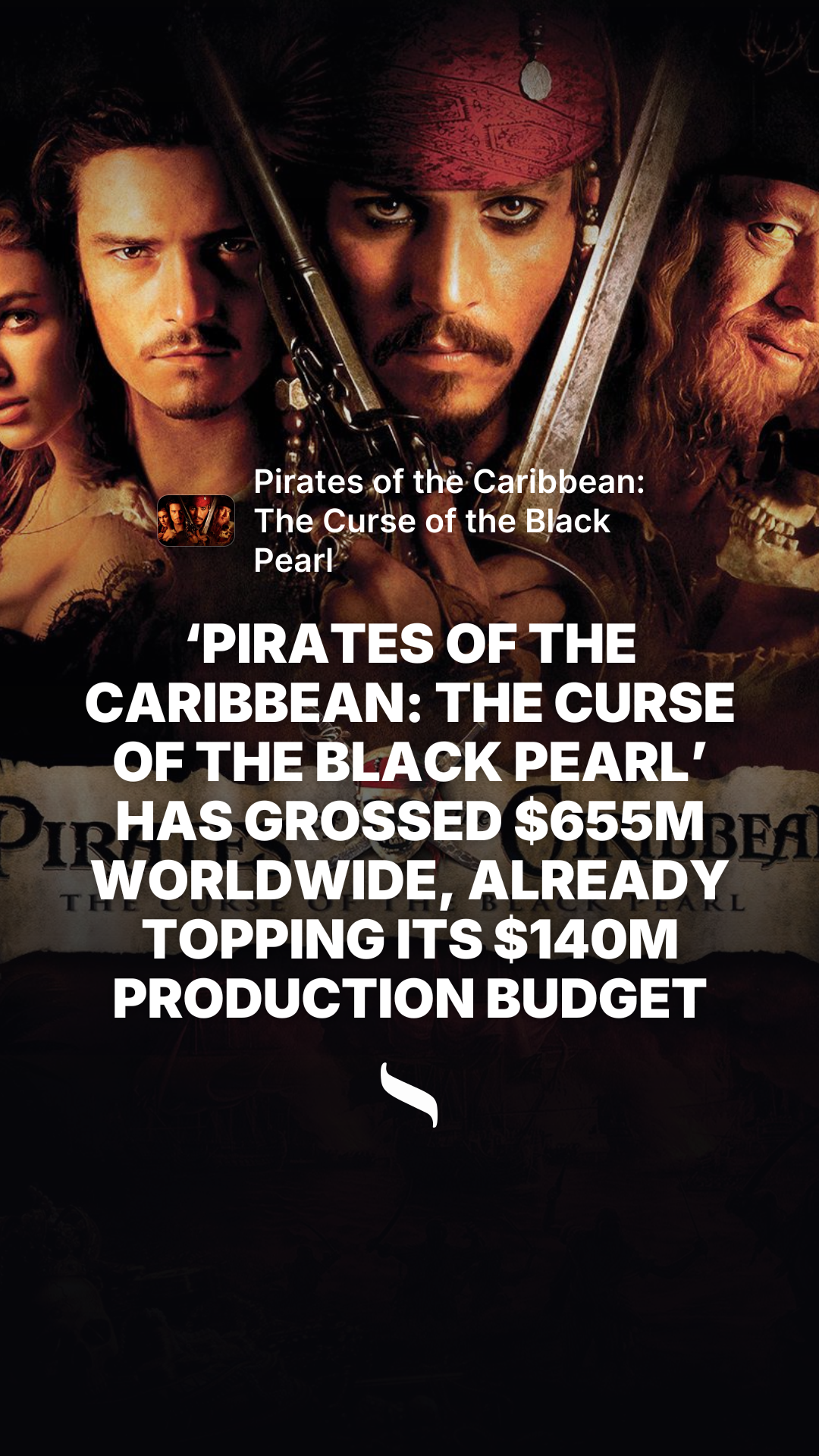 Pirates of the Caribbean: The Curse of the Black Pearl share card