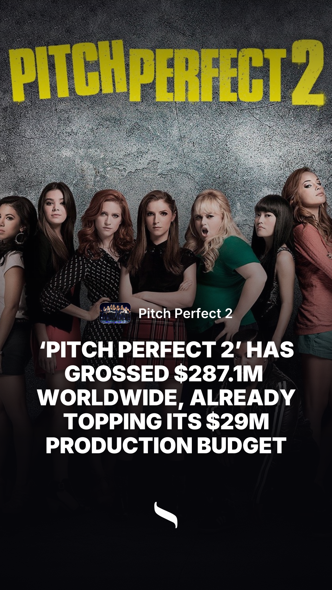 Pitch Perfect 2 share card