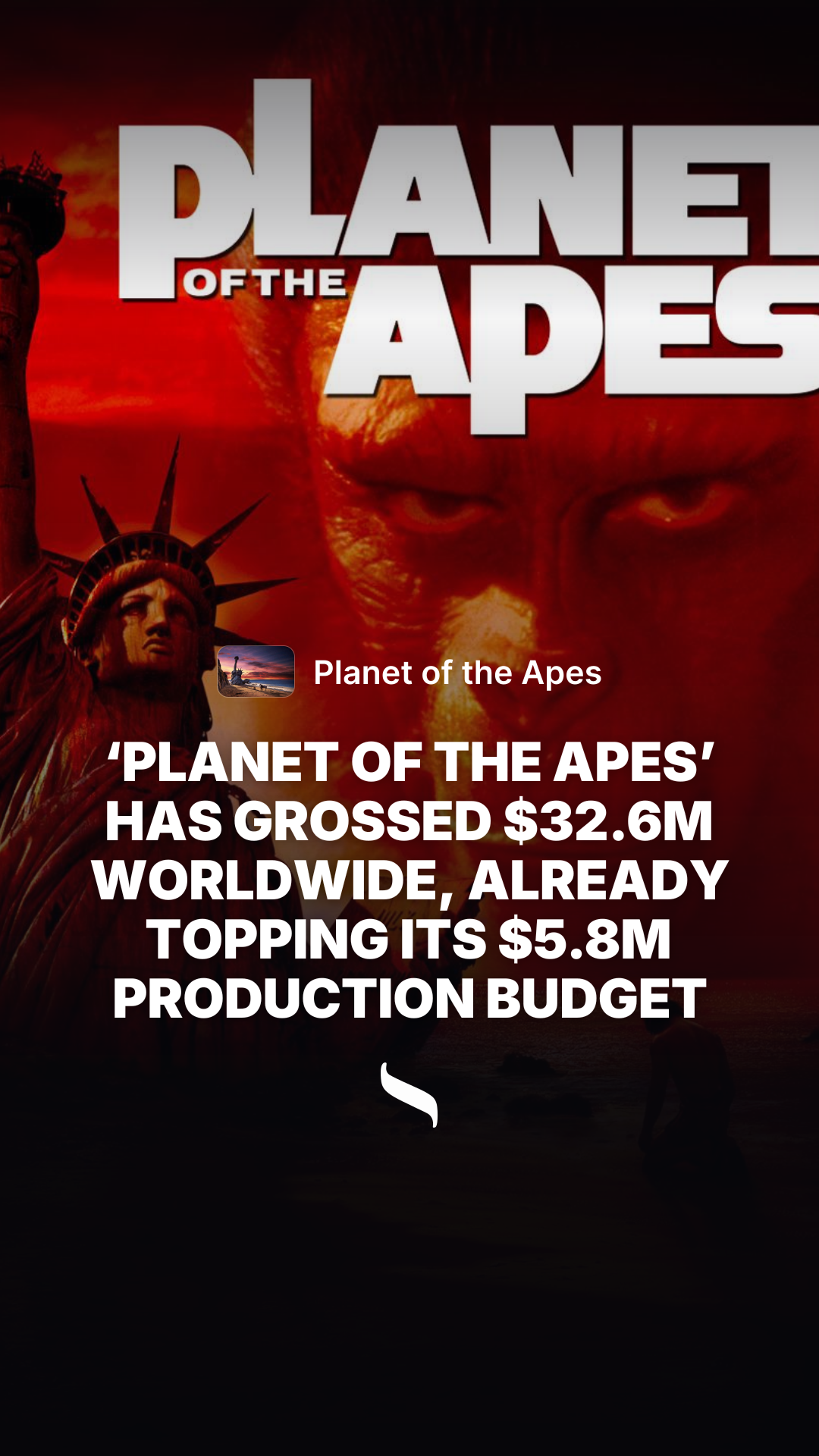 Planet of the Apes share card