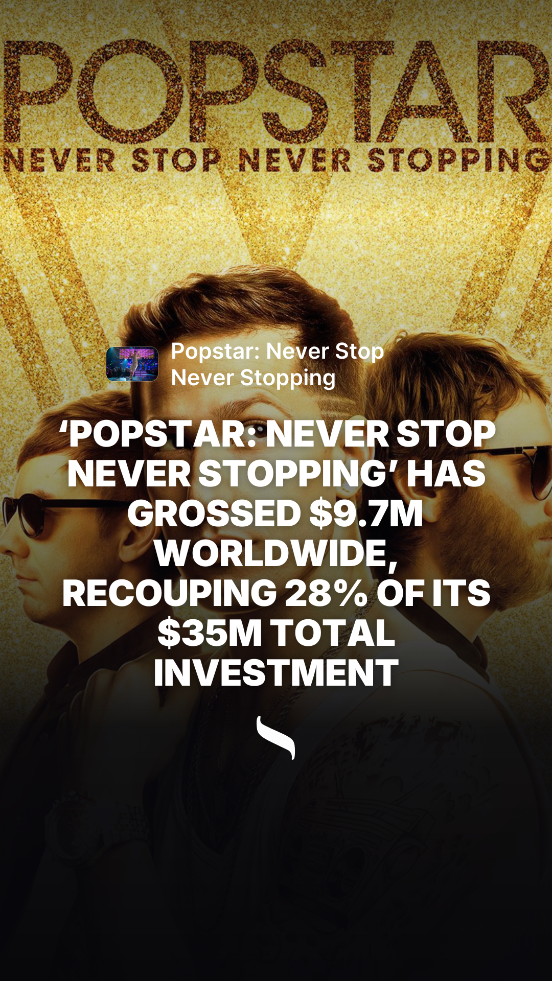 Popstar: Never Stop Never Stopping share card