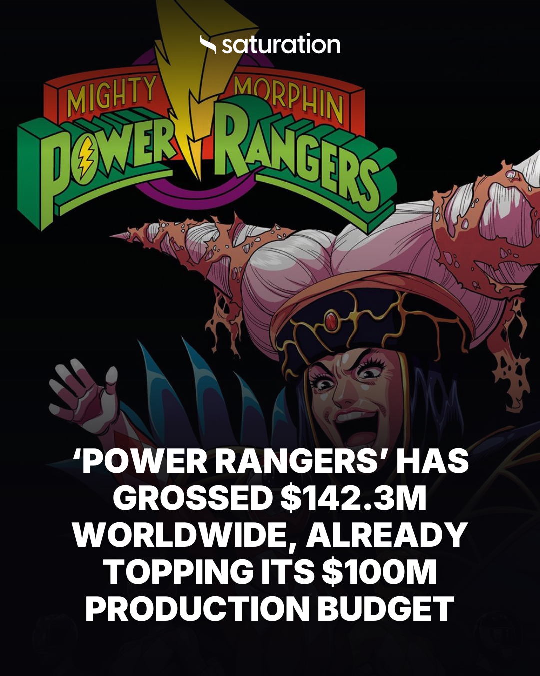 Power Rangers share card