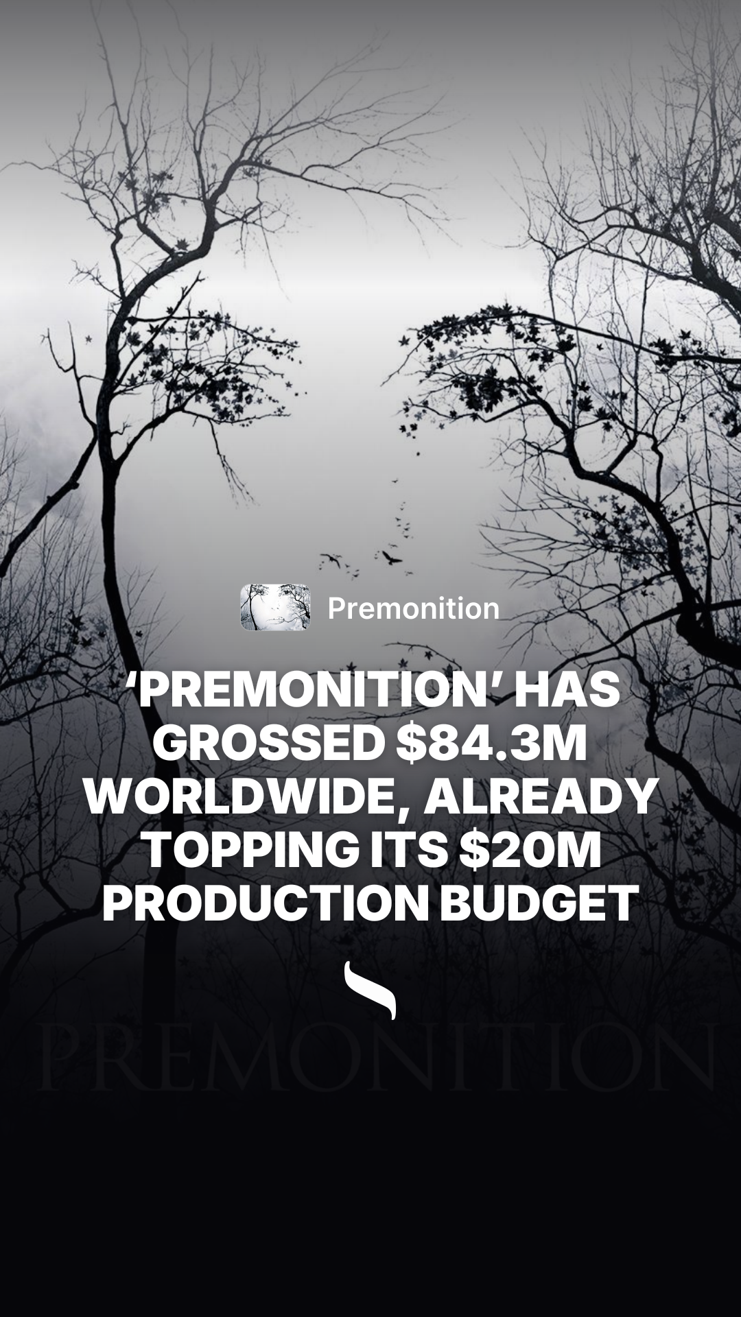 Premonition share card
