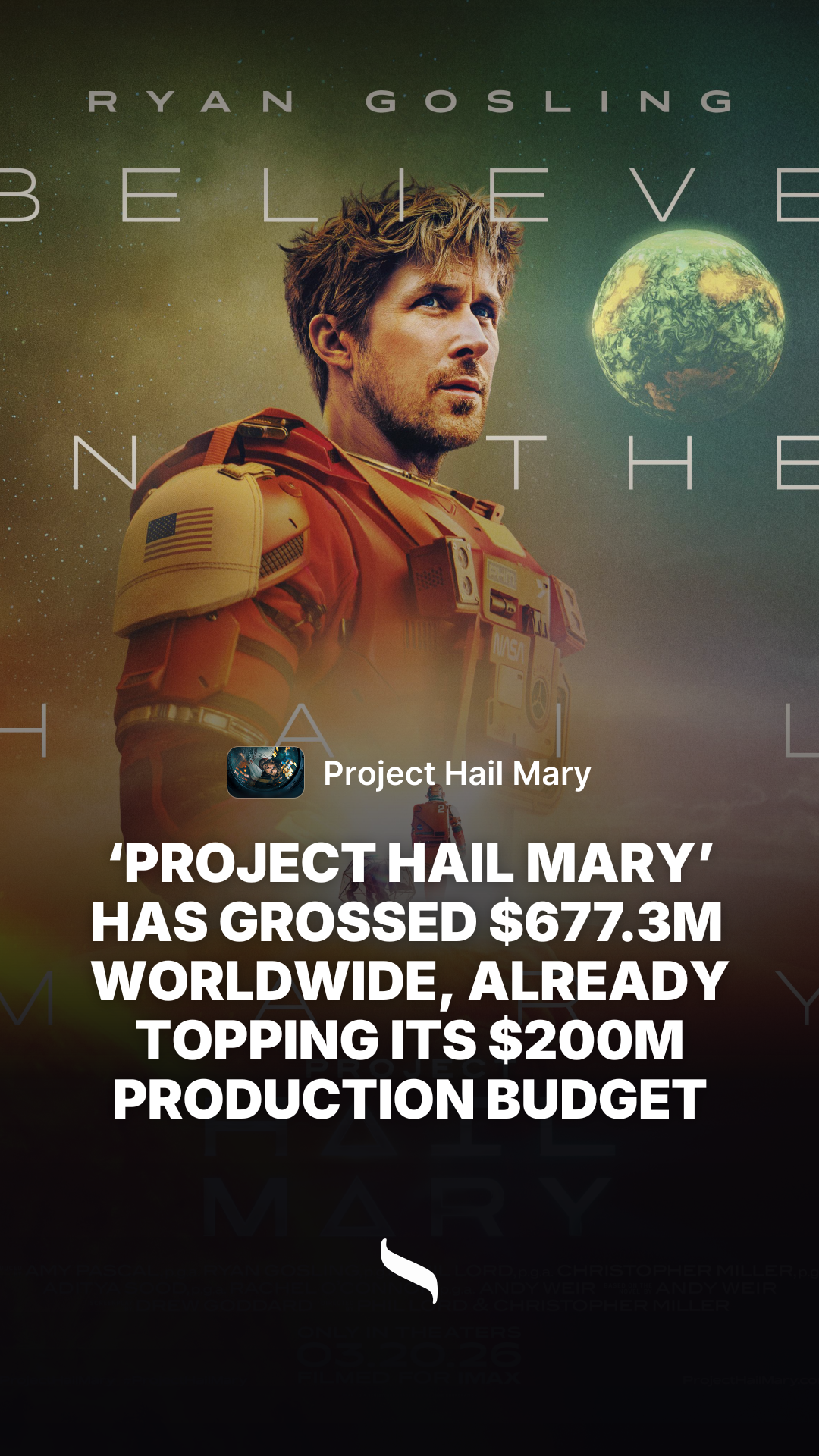 Project Hail Mary share card