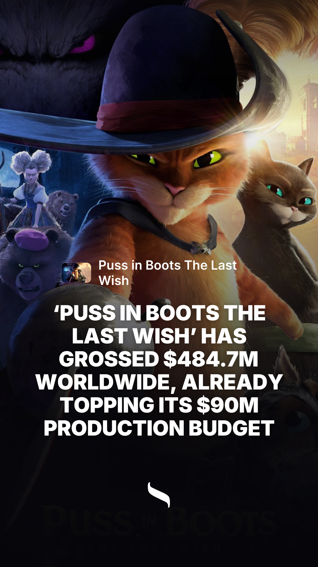 Puss in Boots The Last Wish share card