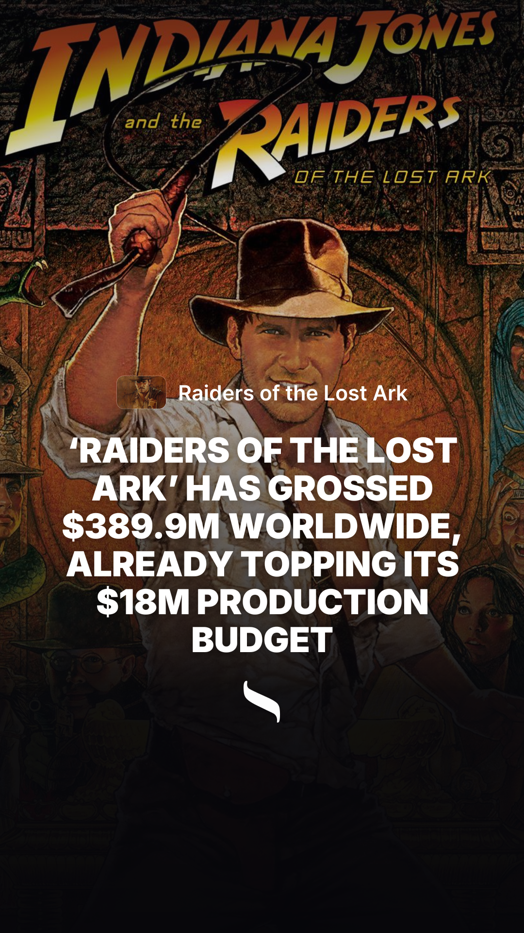 Raiders of the Lost Ark share card