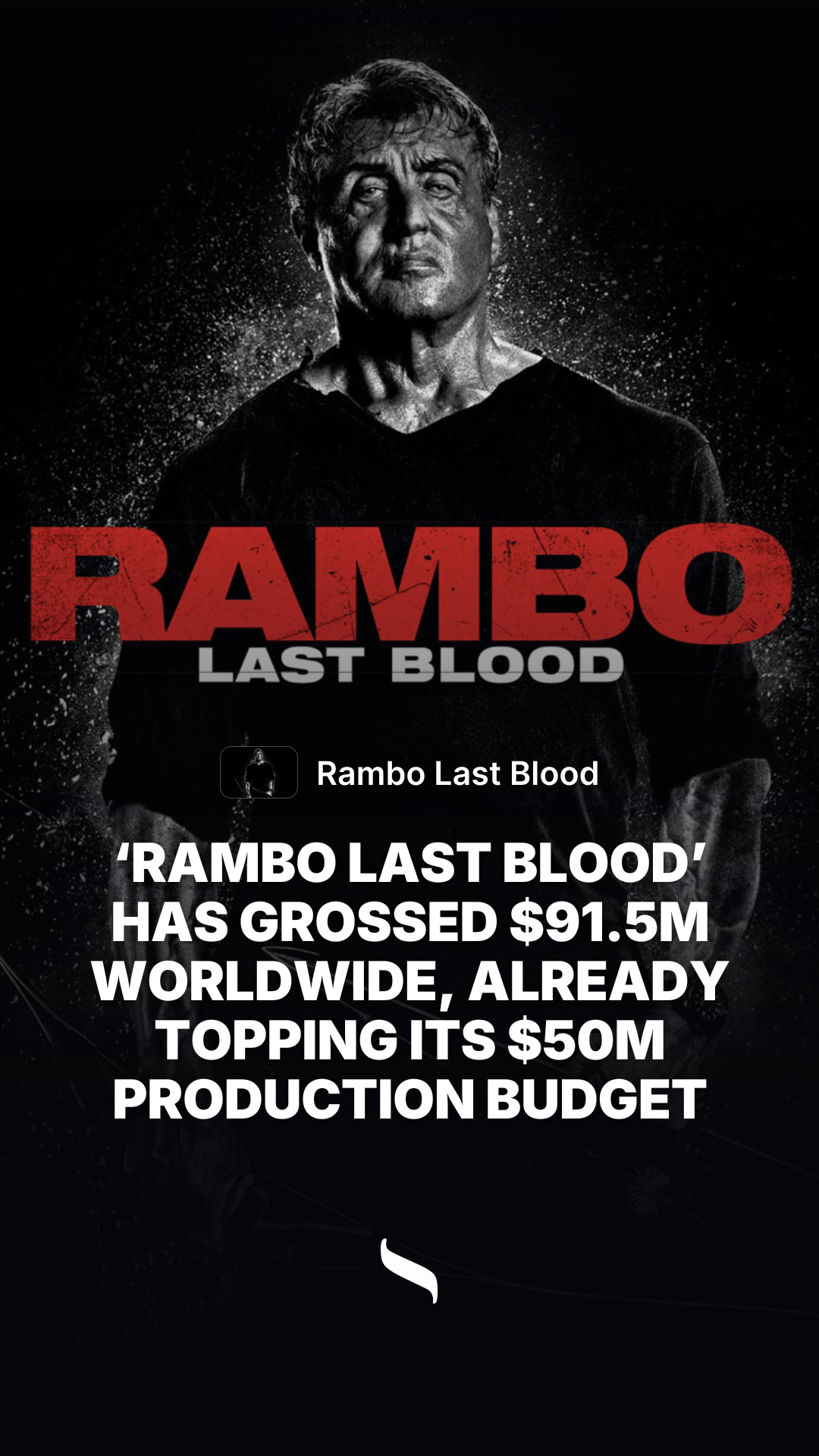 Rambo Last Blood share card