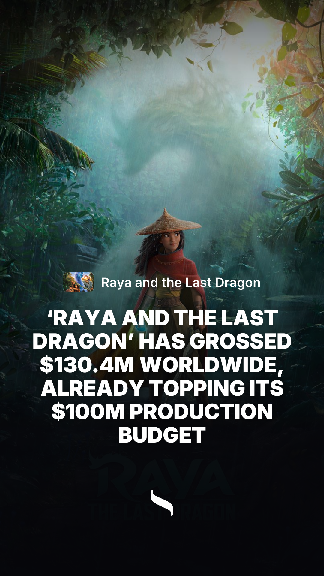 Raya and the Last Dragon share card