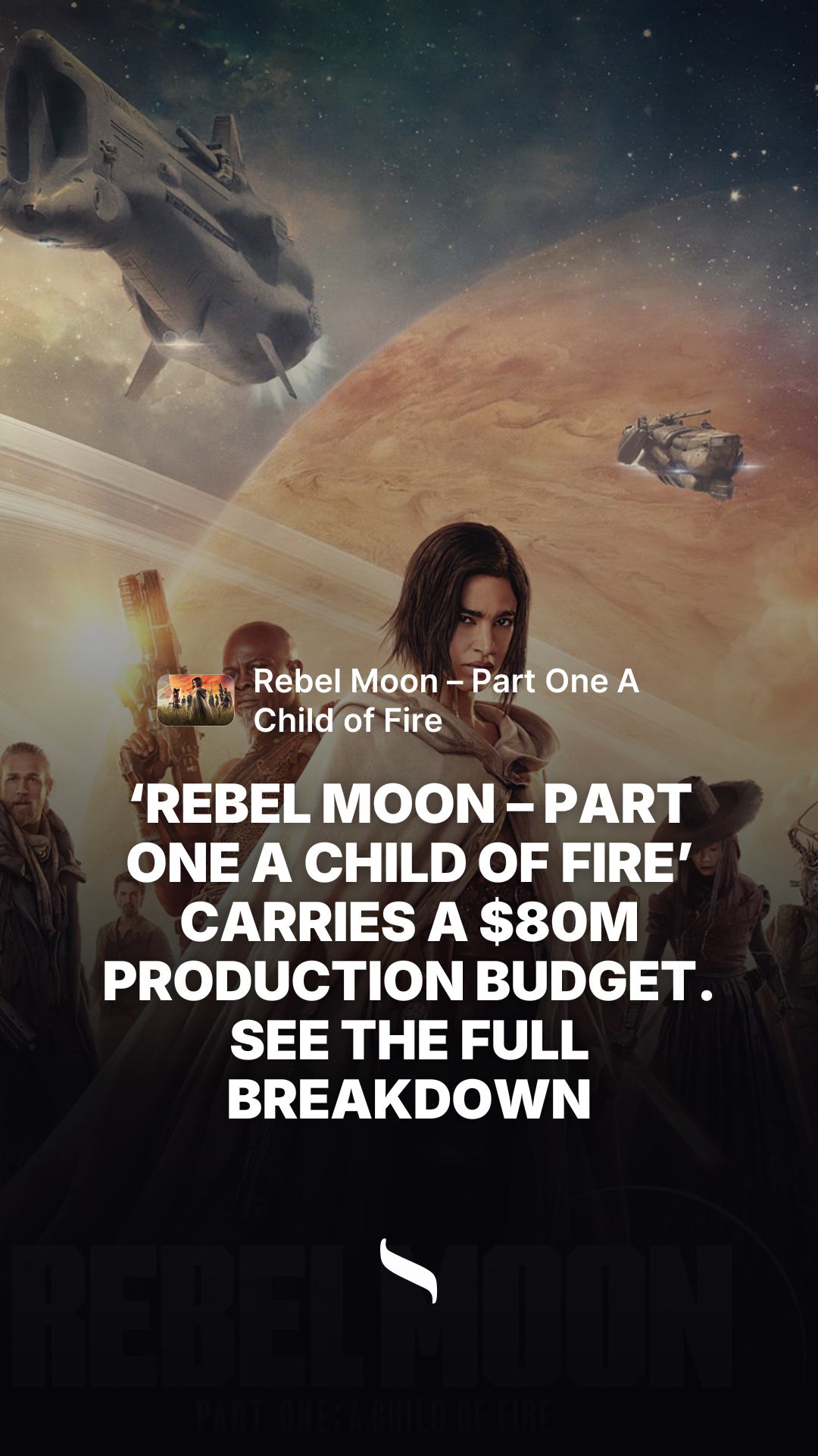 Rebel Moon – Part One A Child of Fire share card