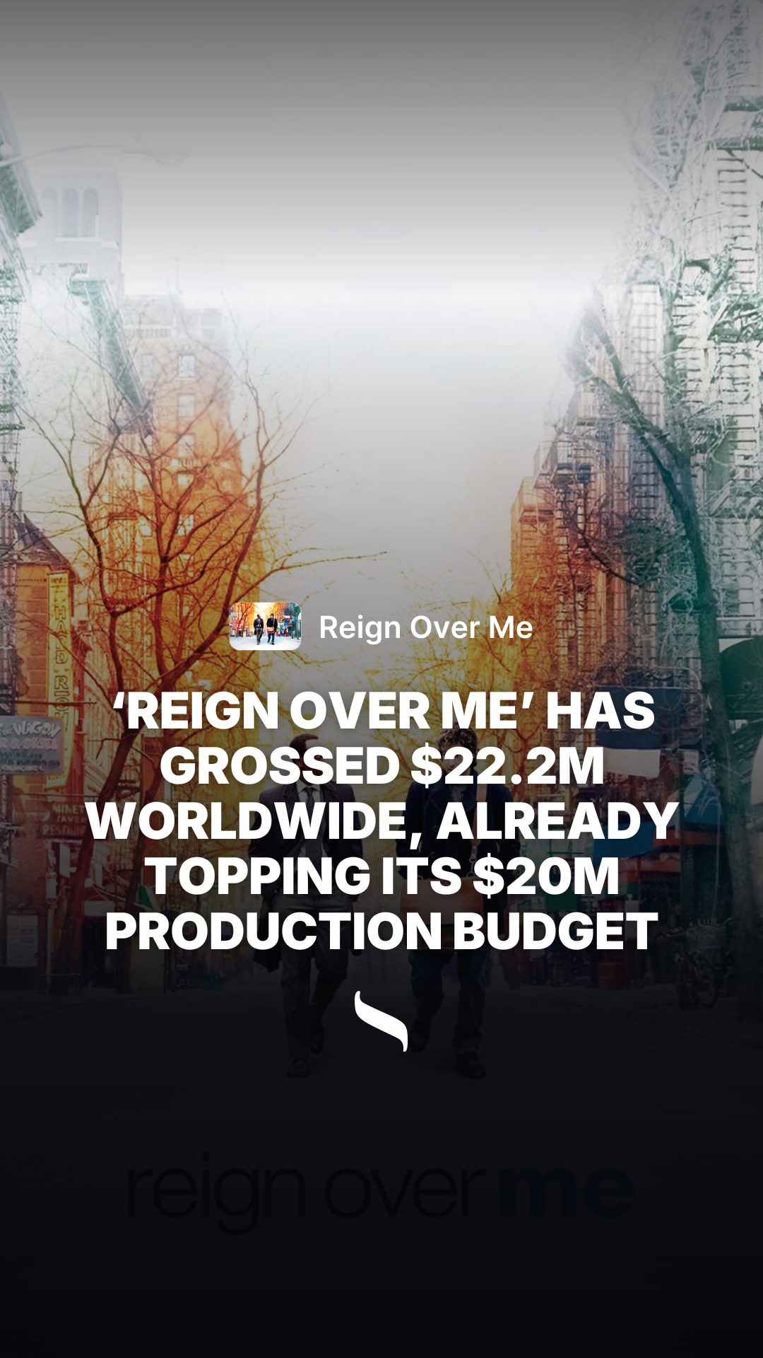 Reign Over Me share card