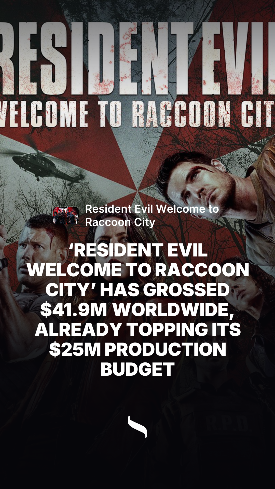 Resident Evil Welcome to Raccoon City share card