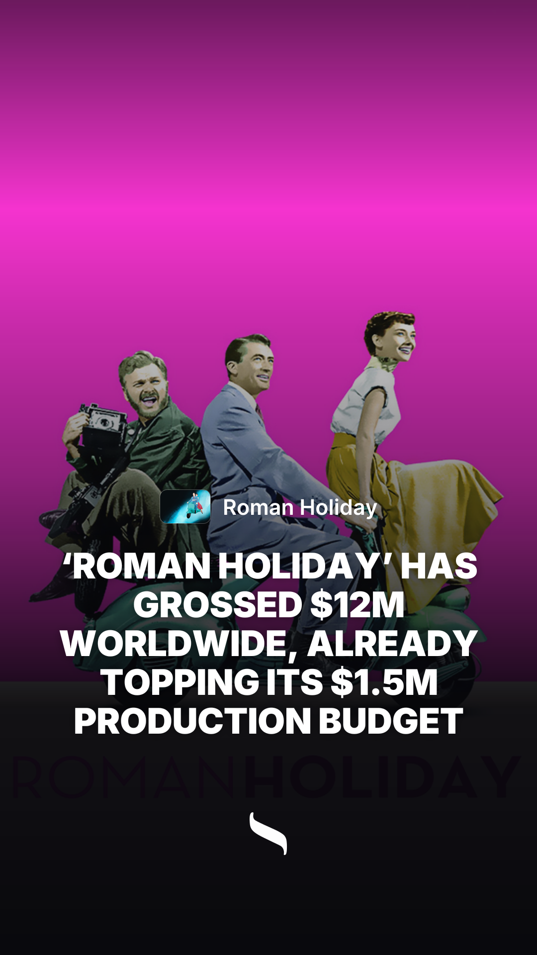 Roman Holiday share card