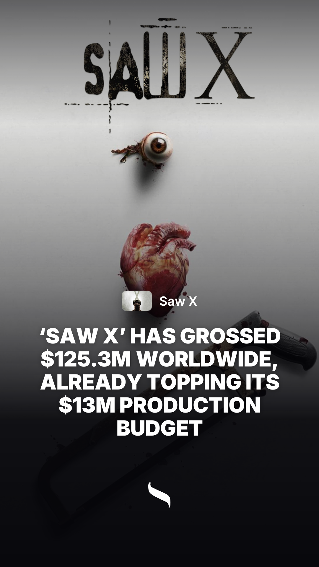 Saw X share card