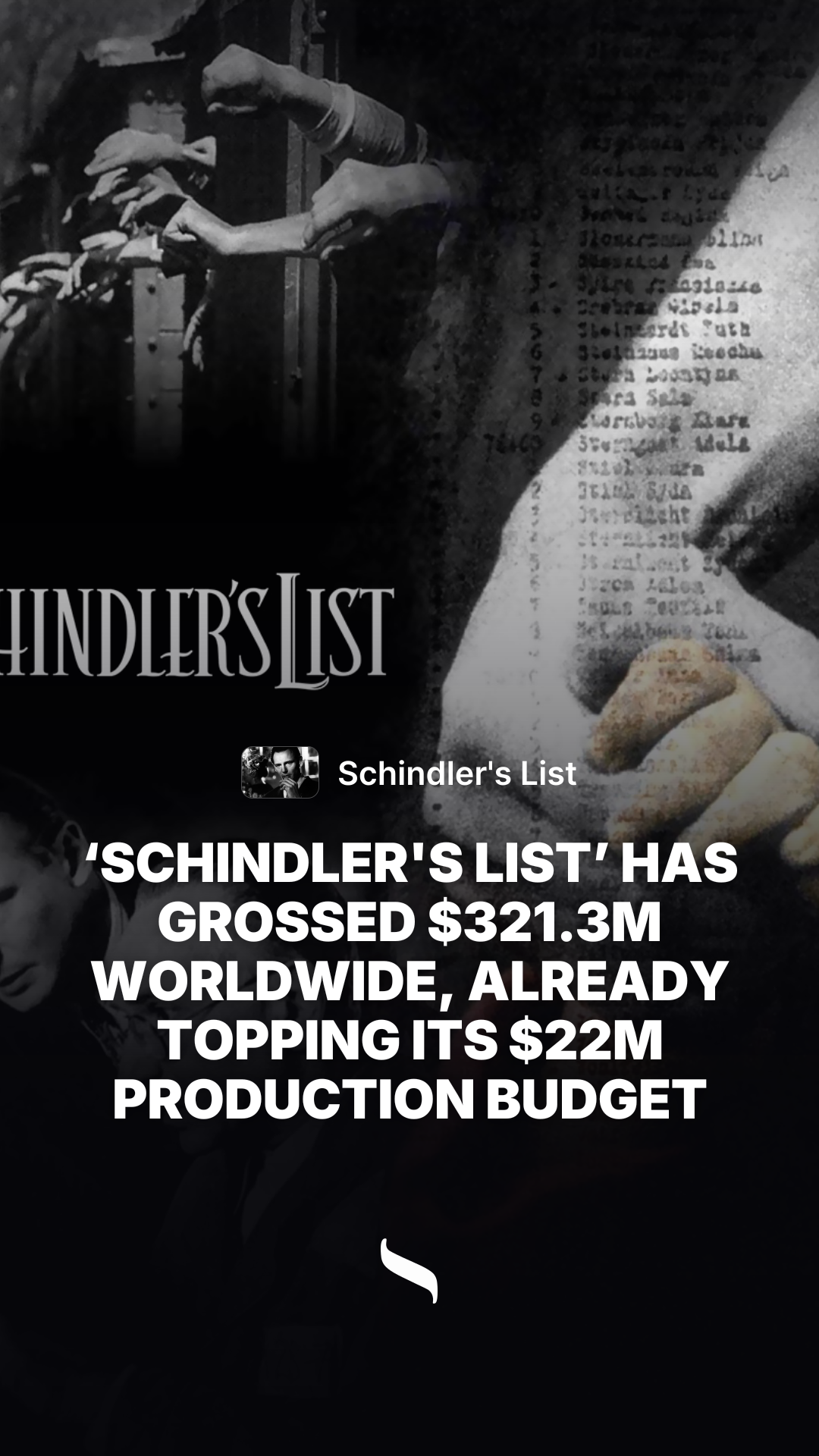 Schindler's List share card