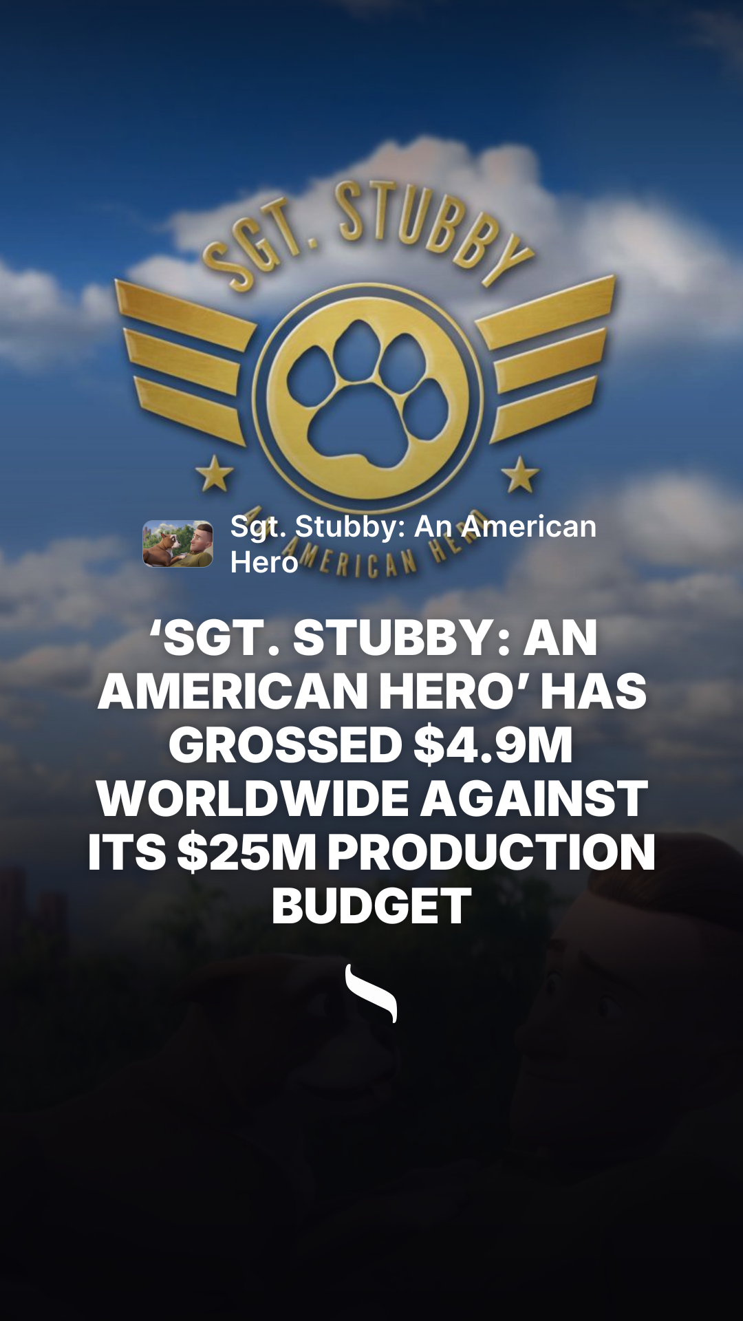 Sgt. Stubby: An American Hero share card