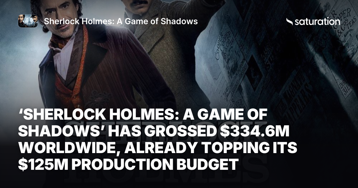 Sherlock Holmes: A Game of Shadows share card