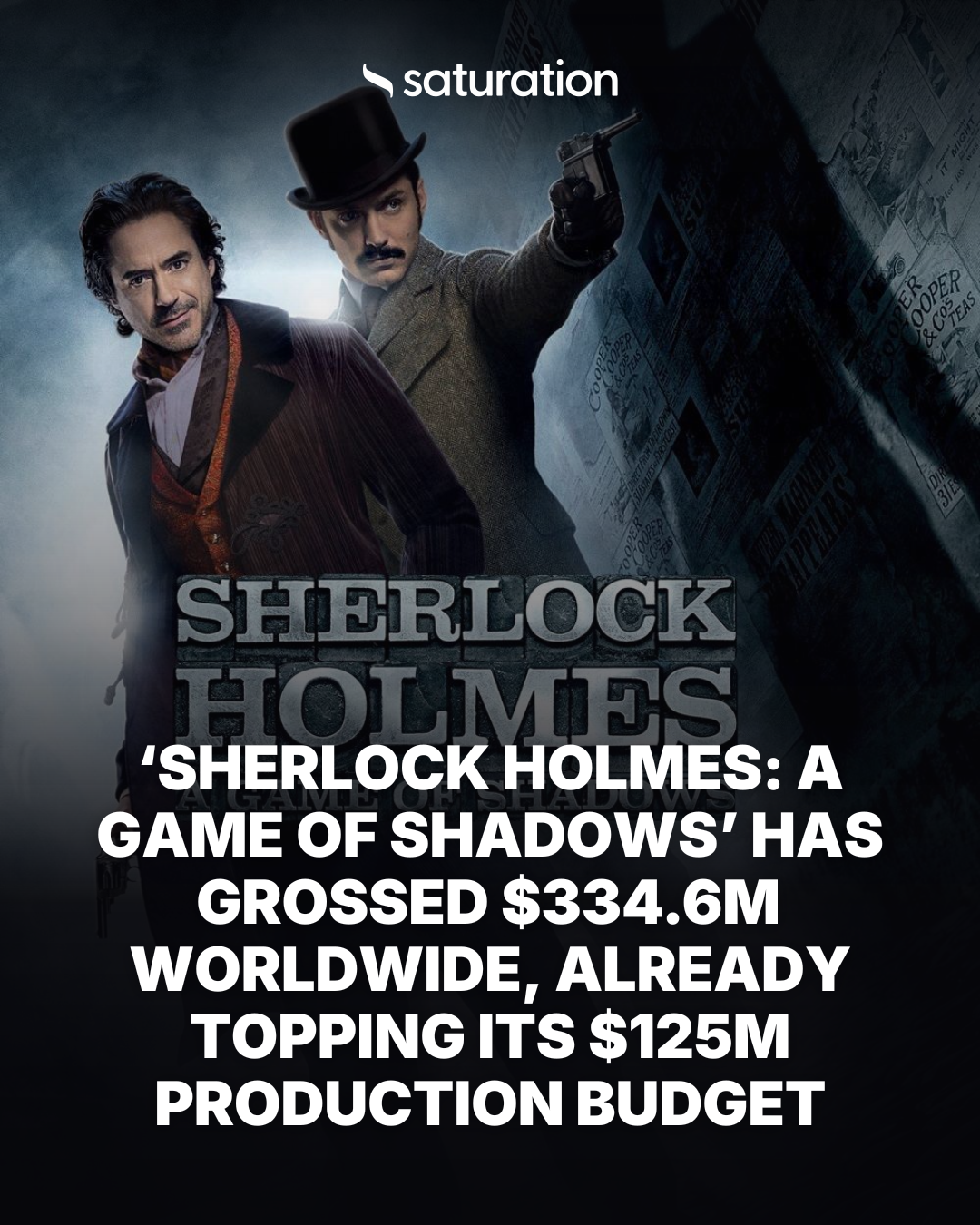 Sherlock Holmes: A Game of Shadows share card