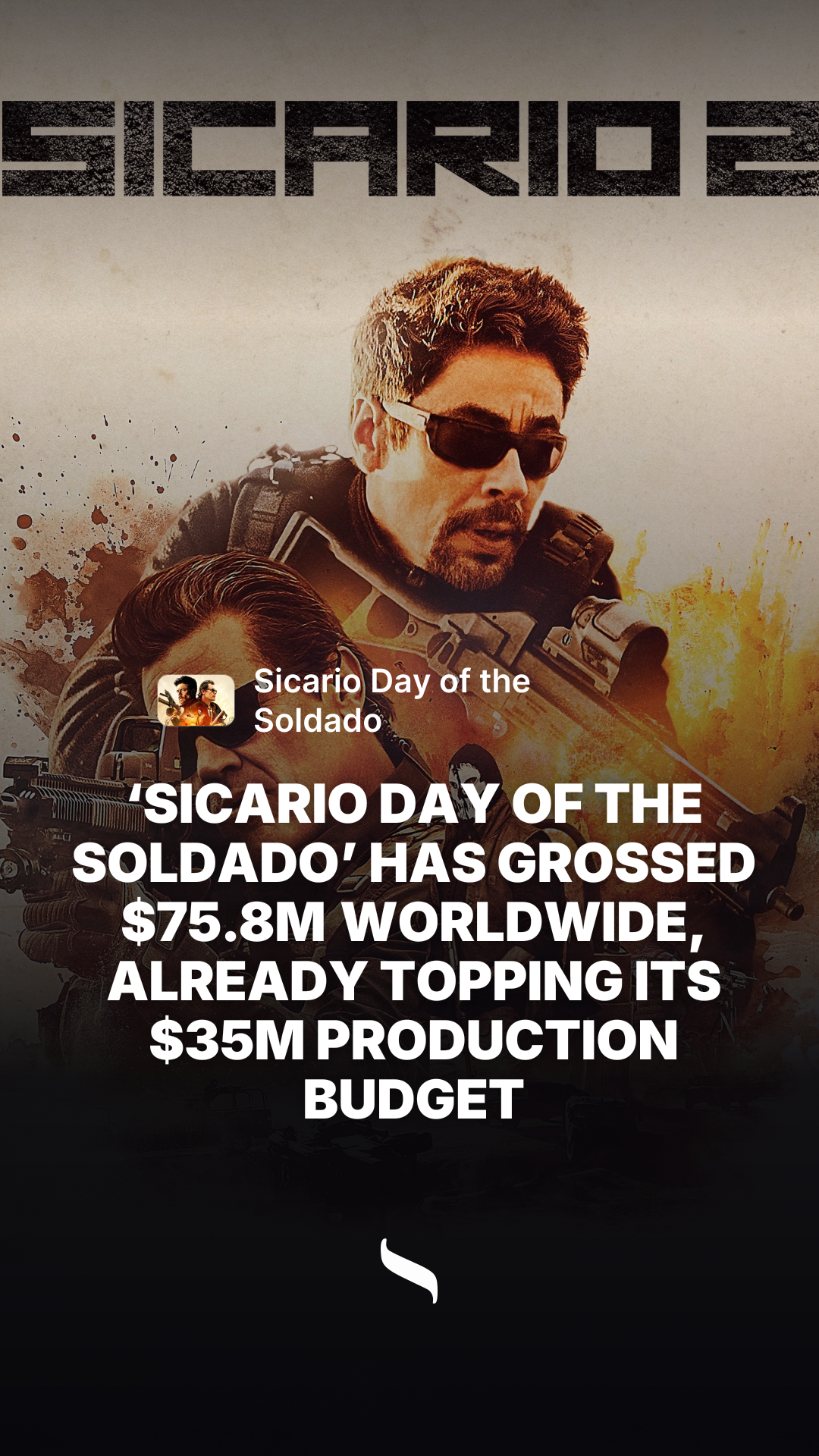Sicario Day of the Soldado share card