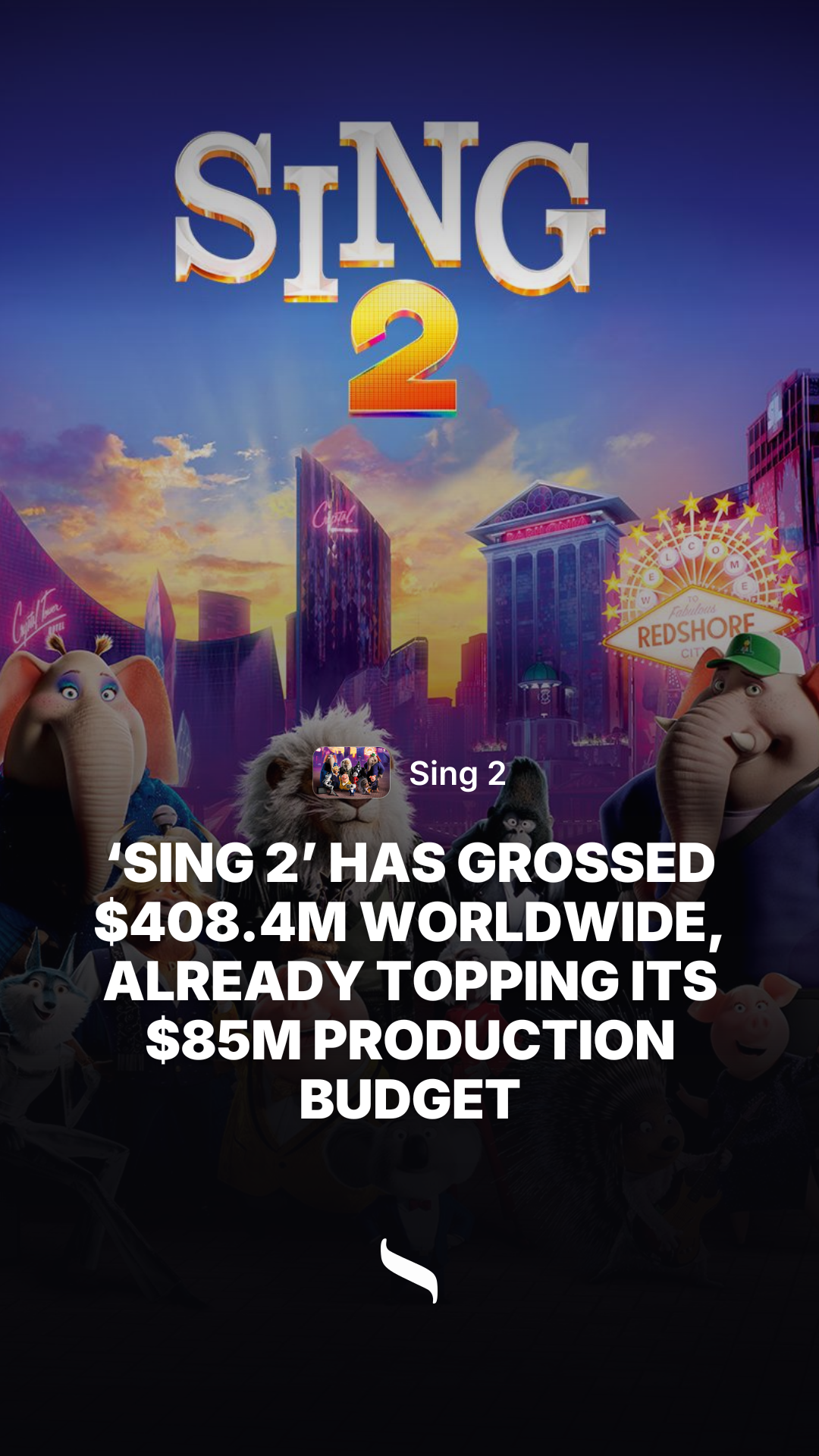 Sing 2 share card