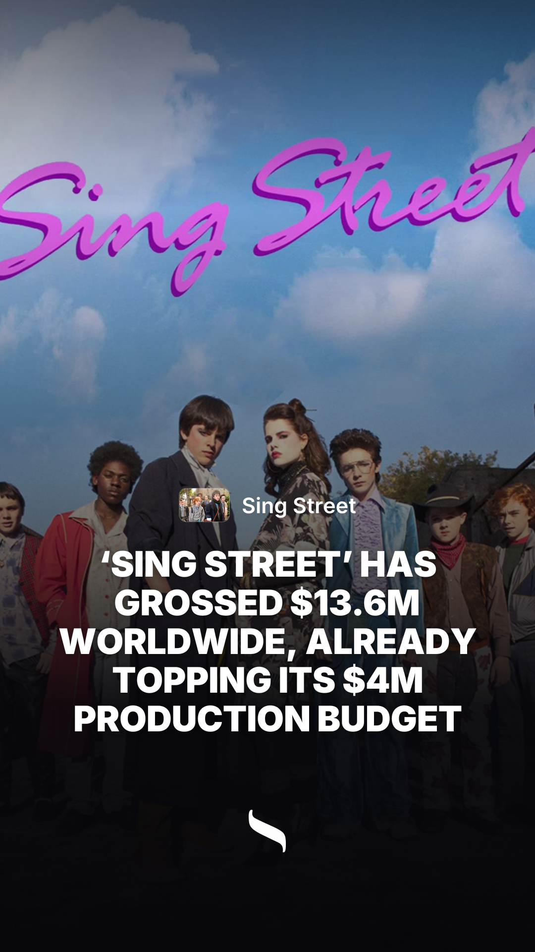 Sing Street share card