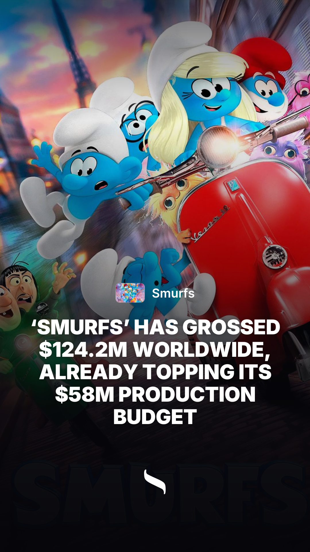 Smurfs share card