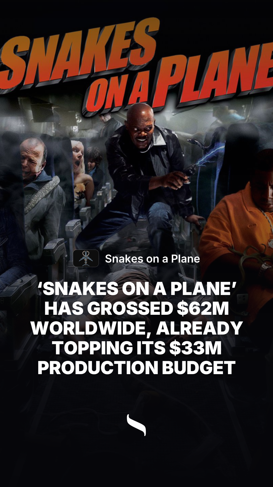 Snakes on a Plane share card