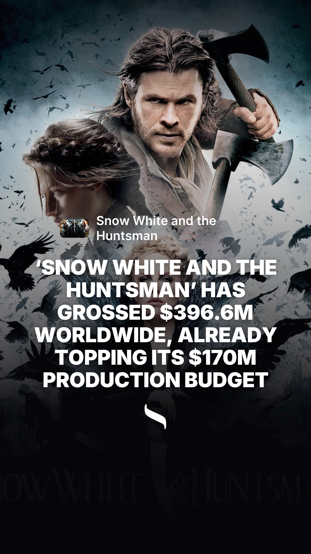 Snow White and the Huntsman share card