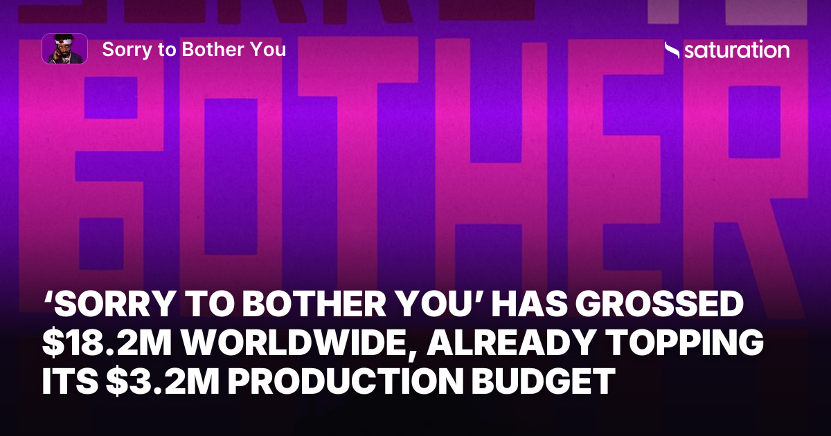 Sorry to Bother You share card