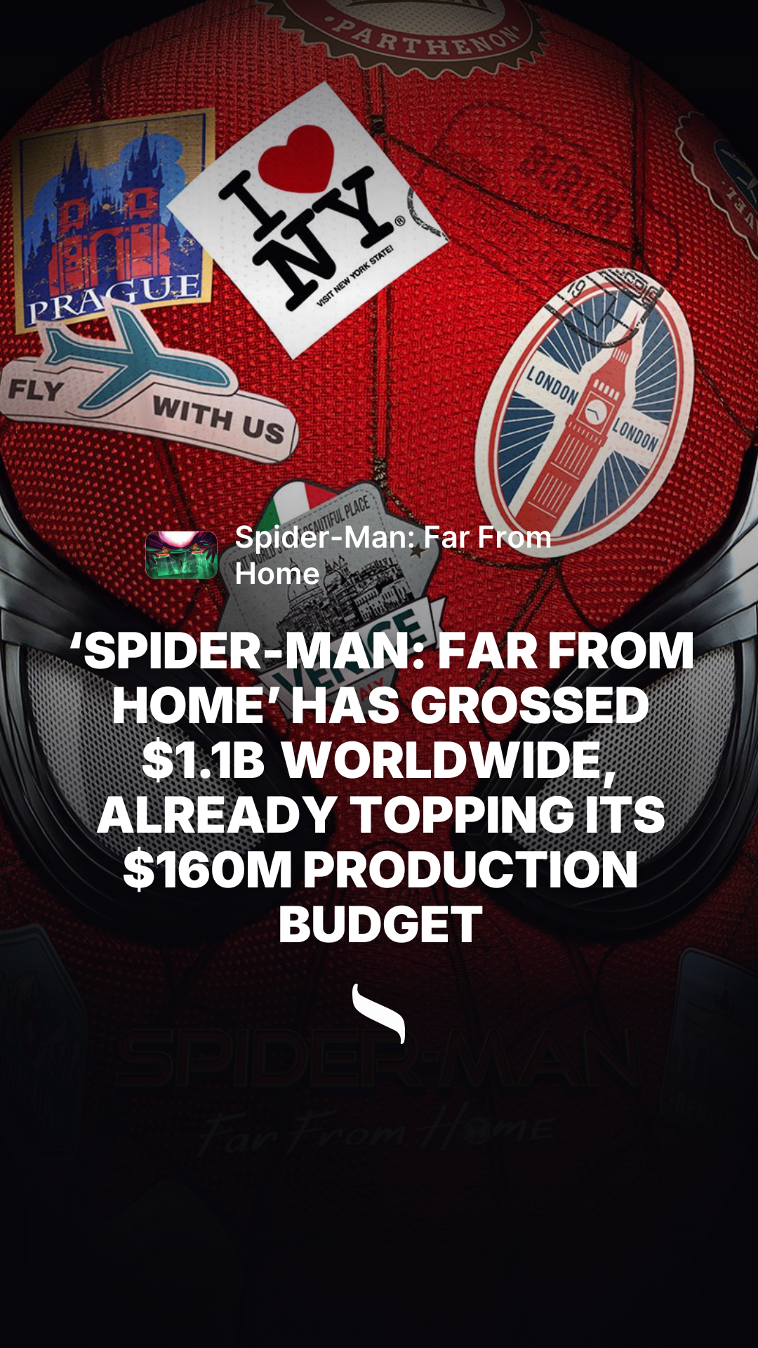 Spider-Man: Far From Home share card