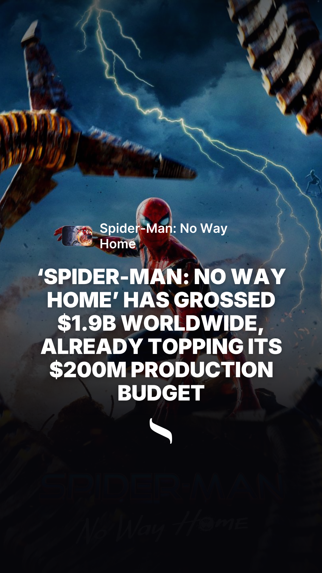 Spider-Man: No Way Home share card