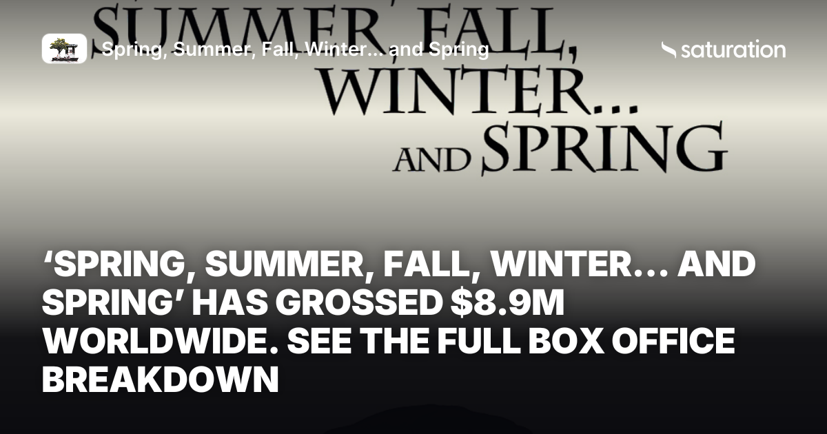 Spring, Summer, Fall, Winter... and Spring share card