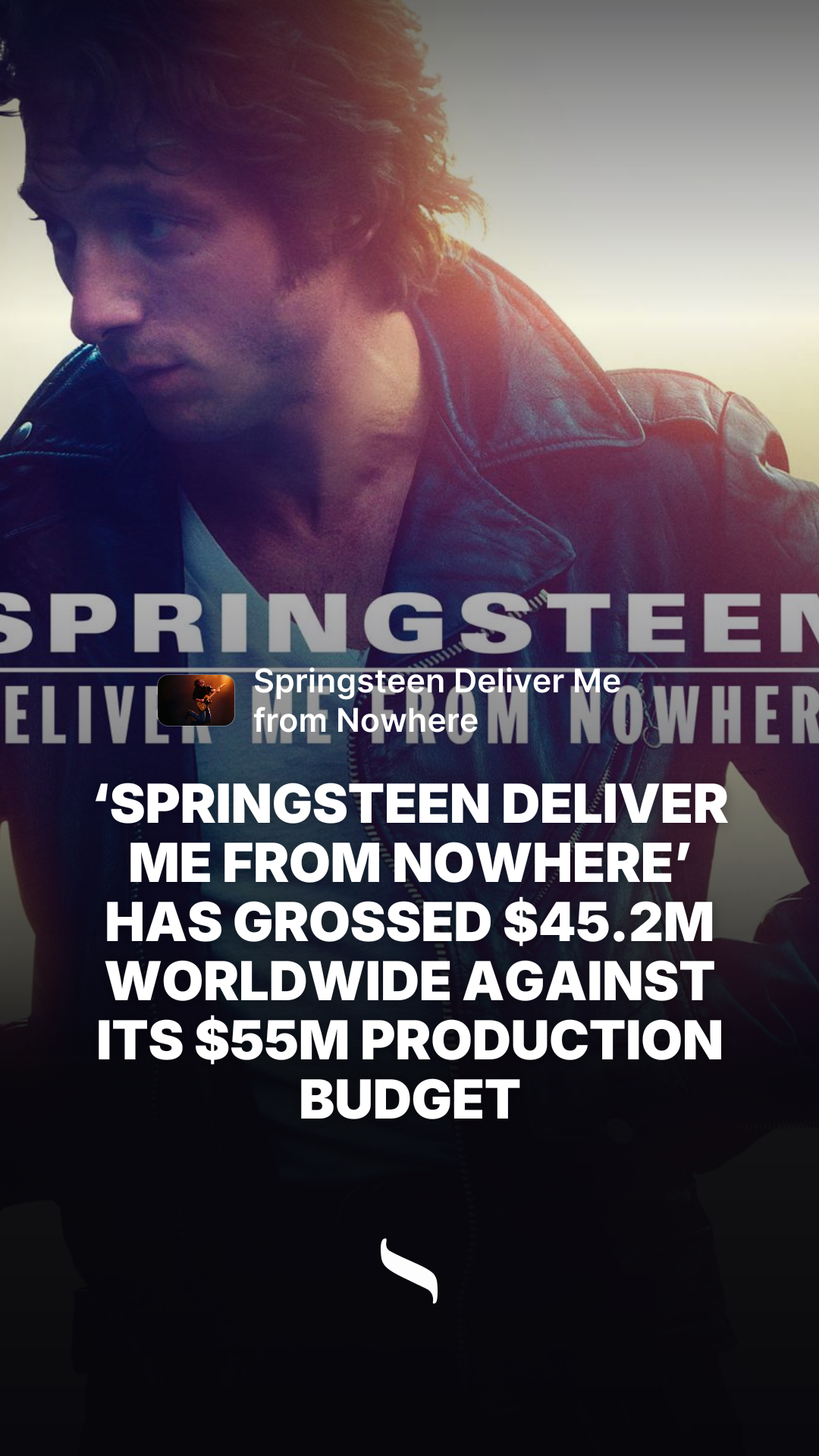 Springsteen Deliver Me from Nowhere share card