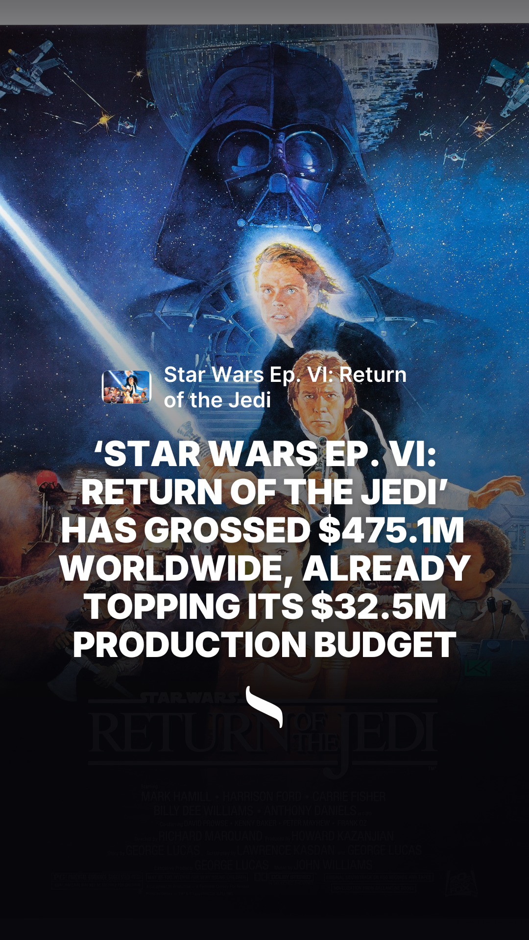 Star Wars Ep. VI: Return of the Jedi share card