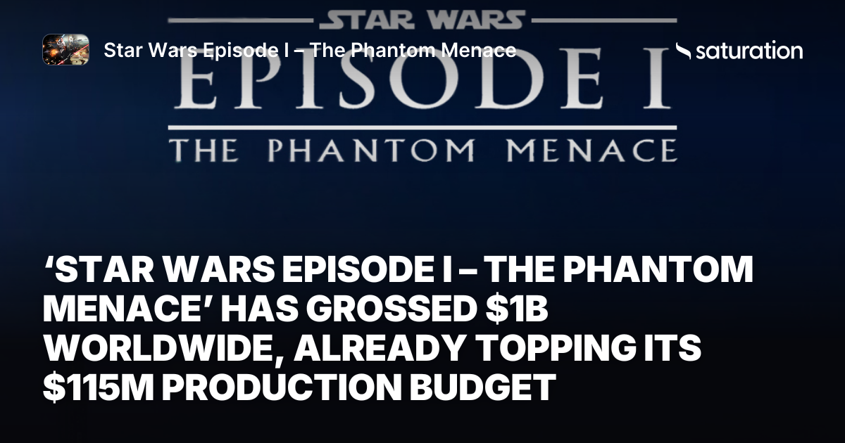 Star Wars Episode I – The Phantom Menace share card