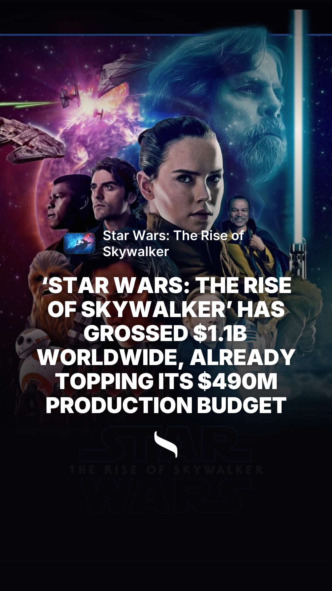 Star Wars: The Rise of Skywalker share card