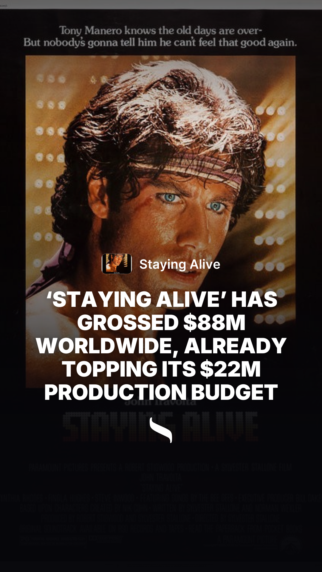 Staying Alive (1983) share card